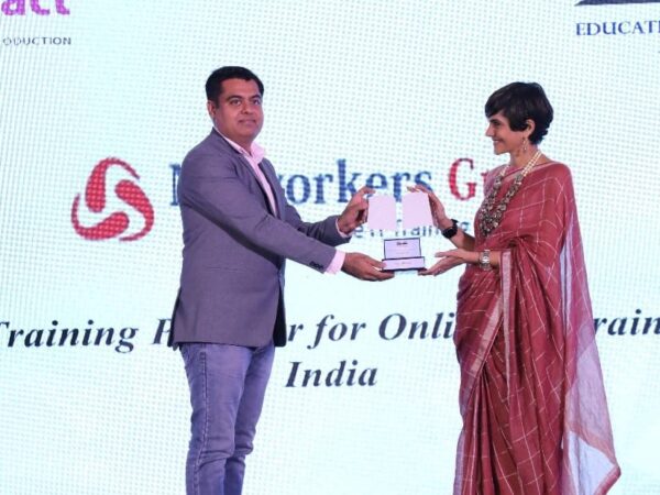 Award by Mandira Bedi